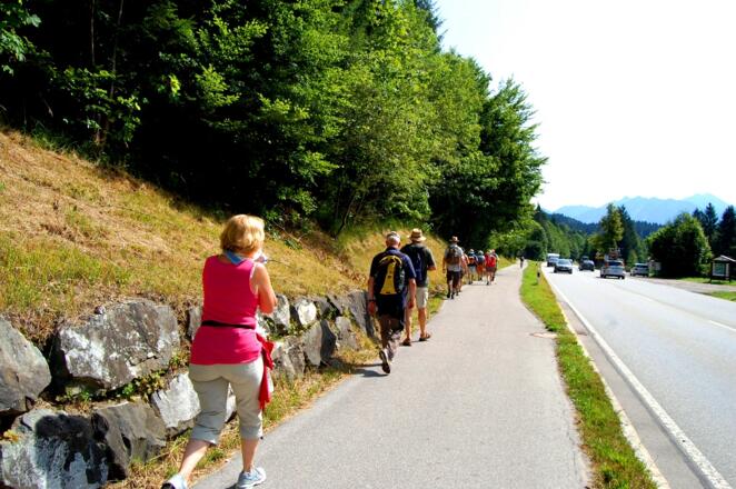 ein bisschen getrennt vom Verkehr