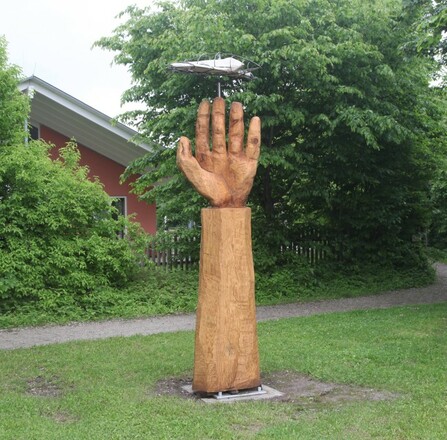 Berglern: Titel: Warnende Hand