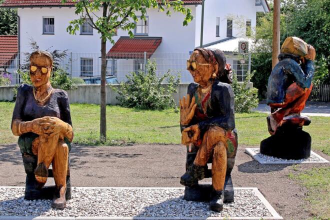 Niederneuching: Titel: Die Damen und der Skater (Roger Löchermann)