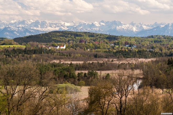 Alpenblick bei Leutstetten