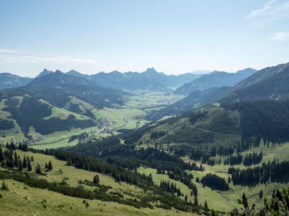 Blick ins Tannheimer Tal