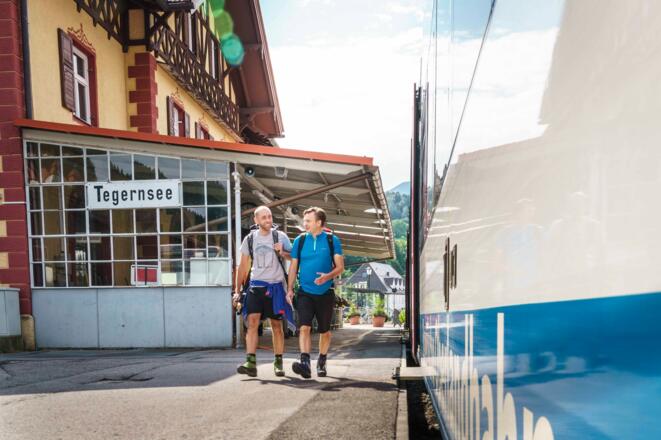Am Bahnhof Tegernsee