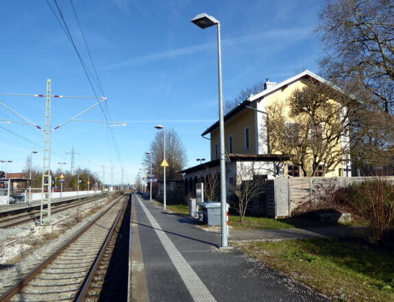 Der renovierte Bahnhof Hammerau ist der Ausgangs- und Endpunkt.