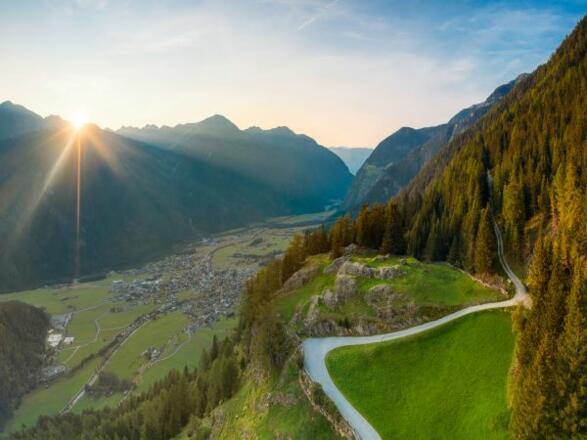"Platte" - Panoramaaussicht Umhausen