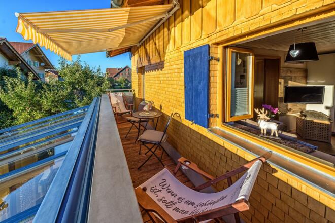gemütlicher Balkon