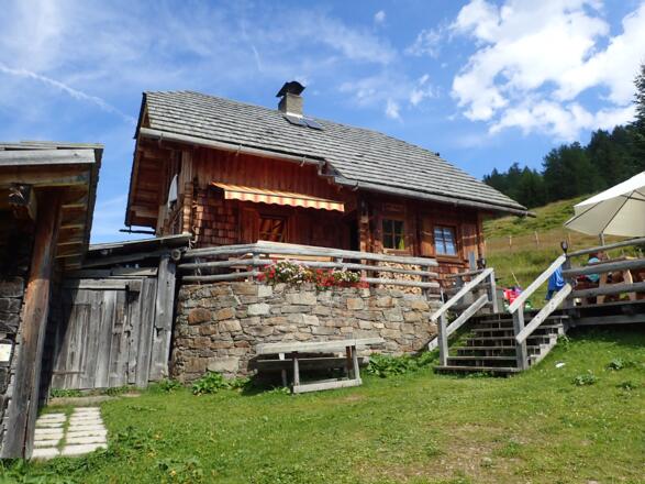 Abstieg von der Laußnitzealm