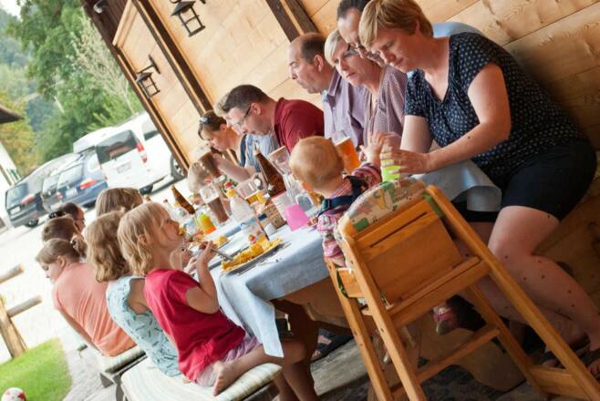 gemeinsames Grillen