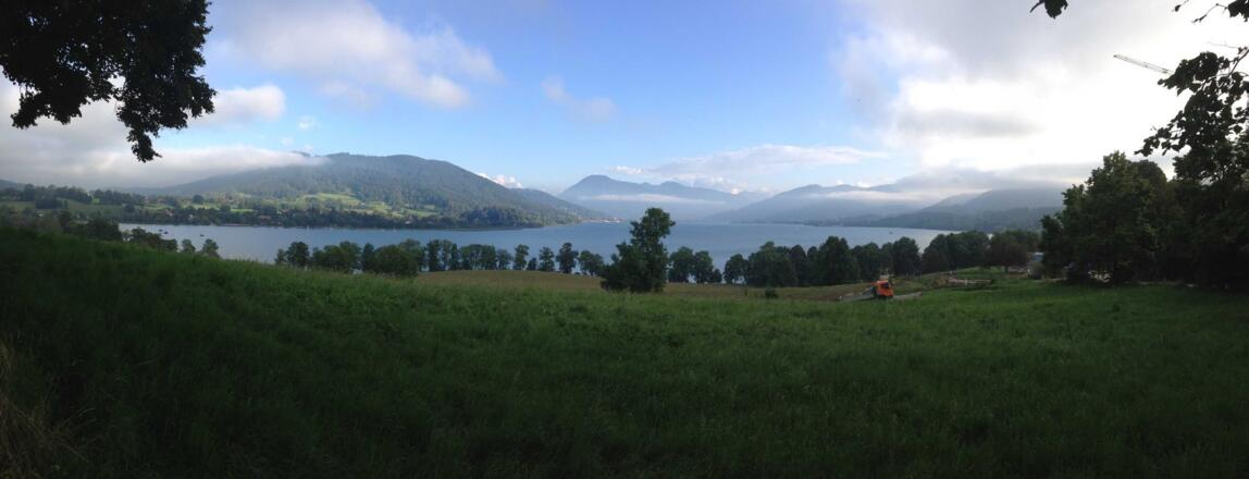 Der Tegernsee von Gut Kaltenbrunn