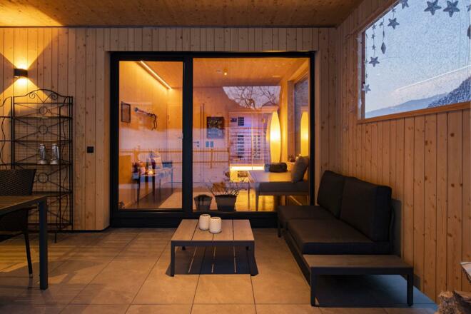 Überdachte Terrasse