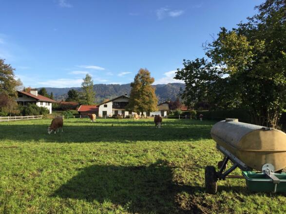 Blick vom Süden auf die Ferienwohnung