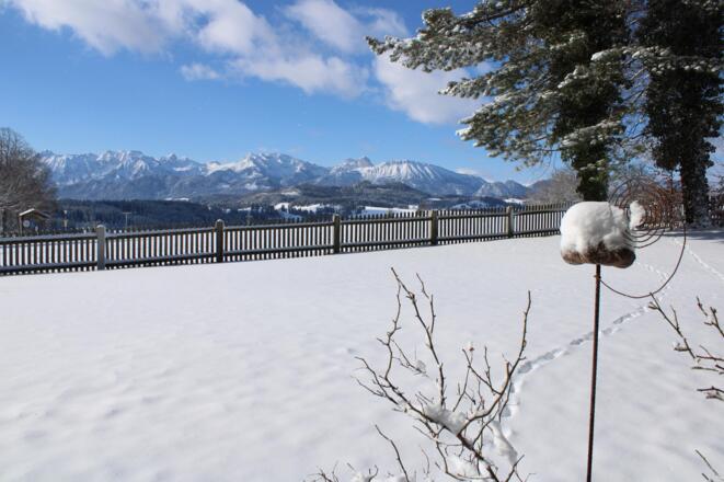Aussicht von der Terrasse der Pension Heim