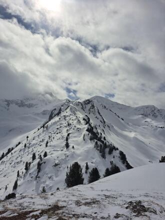 Blick zum Wetterkreuzkogel