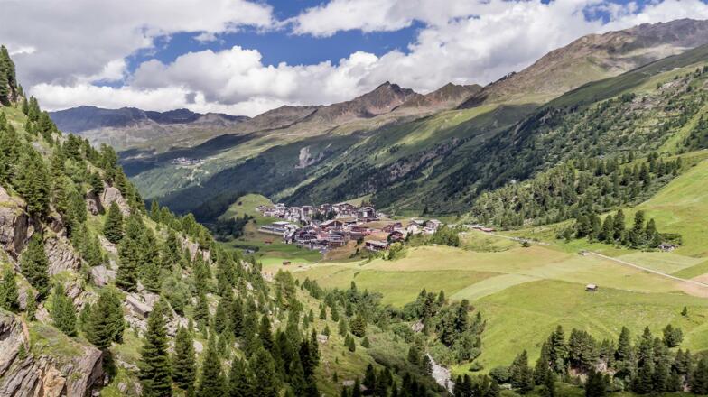 Blick ins Dorf