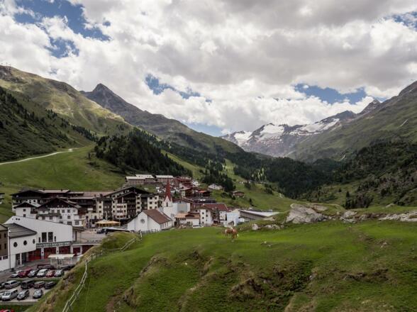 Blick ins Dorf