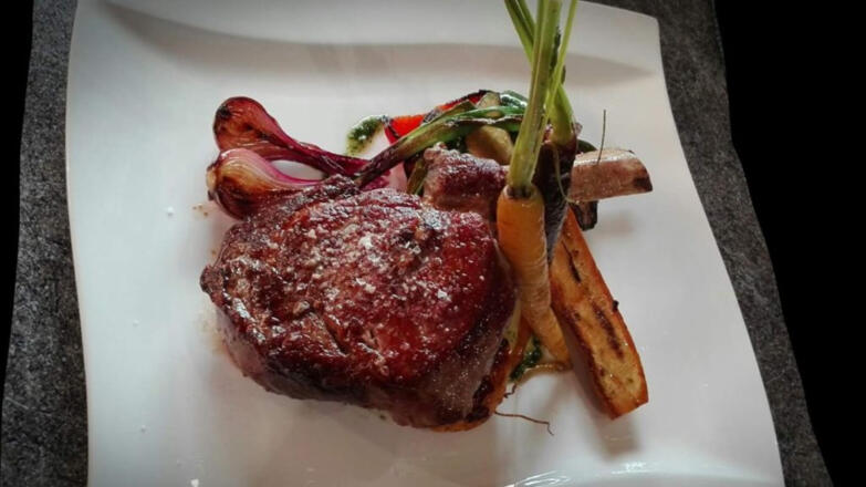 Steak im Restaurant Essthetik