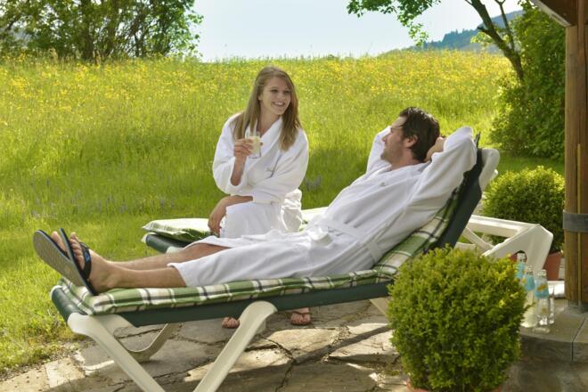 Ruheflächen im Park