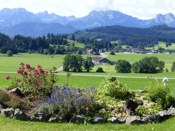 Ausblick von unserem Haus