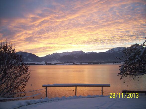 Sonnenaufgang im Winter