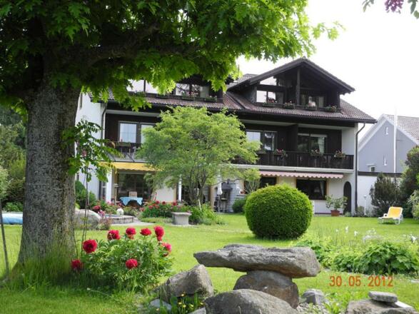 Hausansicht Garten