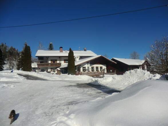 Haus im Winter