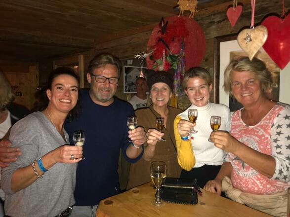 Susanne mit Freunden unterwegs