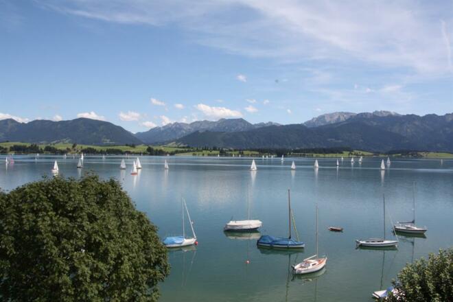 Blick vom Balkon