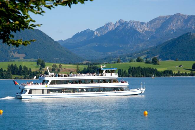 Ausflug Schifffahrt auf dem Forggensee