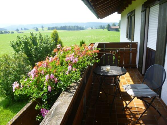 Balkon mit Aussicht