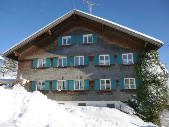 Unser Haus im Winter