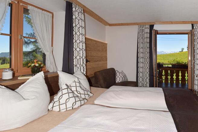 Doppelzimmer mit Bergblick