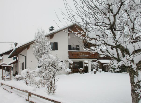 Unser Haus im Winter