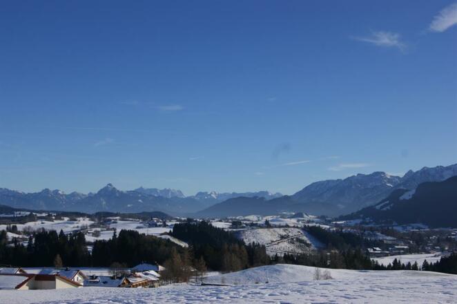 Blick zur Bergwelt