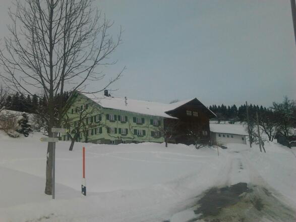 Unsere Haus im Winter