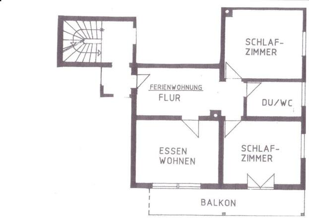 FeWo Grünten -Grundriss