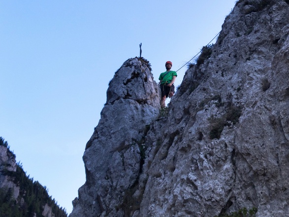 am Gipfel des Großen Turm