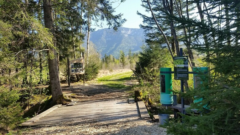 Moor-Erlebnis-Pfad: Moorbodenexperiment