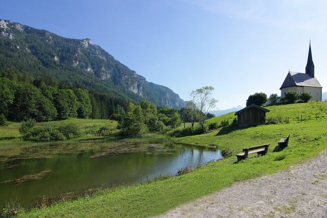 Inzell Einsiedl Weiher Ruheplatz