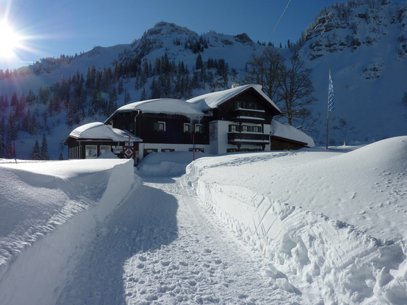 Winterstimmung auf dem Bodenschneidhaus