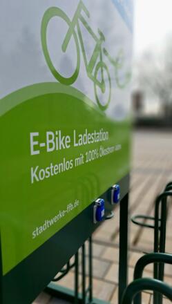 E-Bike Ladestation der Stadtwerke Fürstenfeldbruck