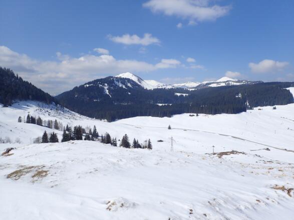 Blick hinüber zum Labenberg und Pitschenberg