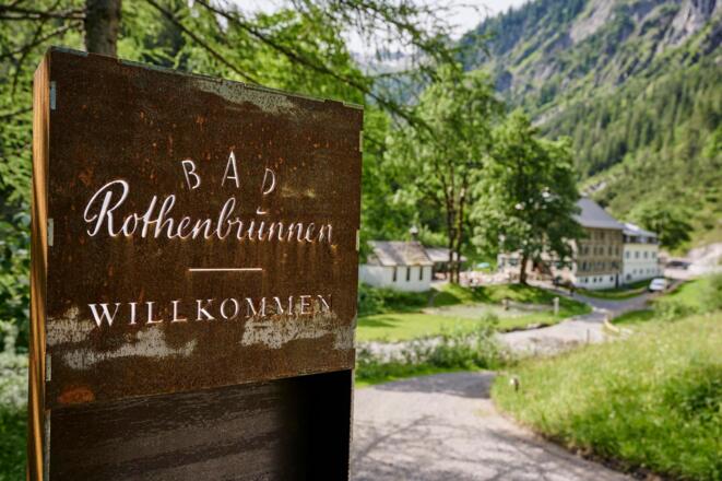 Bad Rothenbrunnen Schild