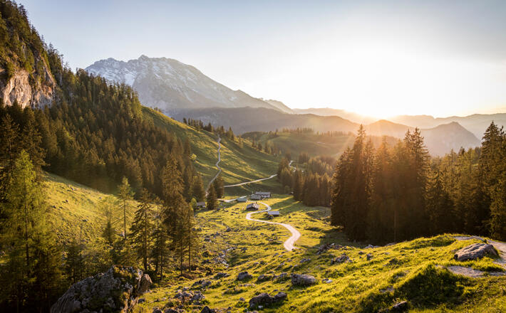 Abendstimmung auf der Königsbachalm