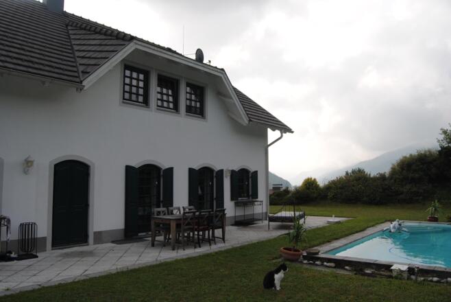 unser Haus mit Pool