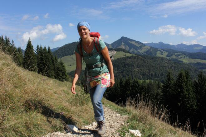 Oberhalb der Bubenau Alm