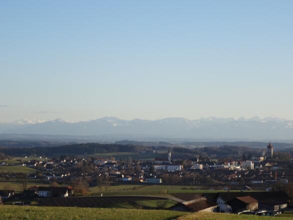 Ausblick auf Haag von Berg