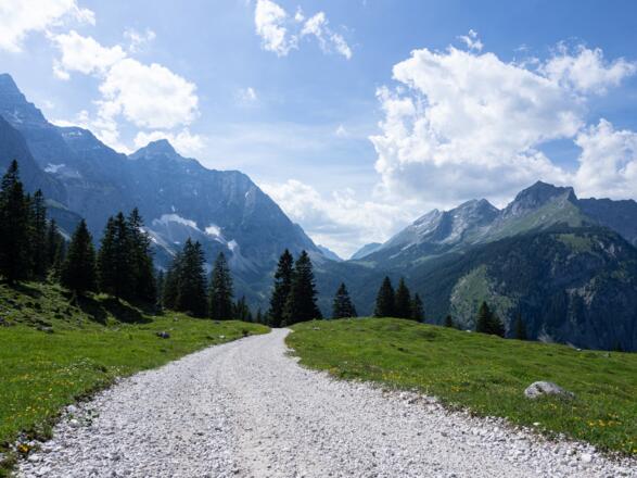 Blick zurück von der Ladizalm