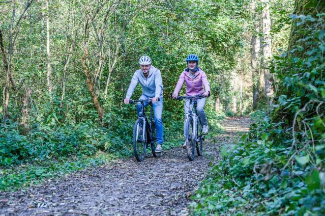 Radfahrer in der Region Inn-Salzach