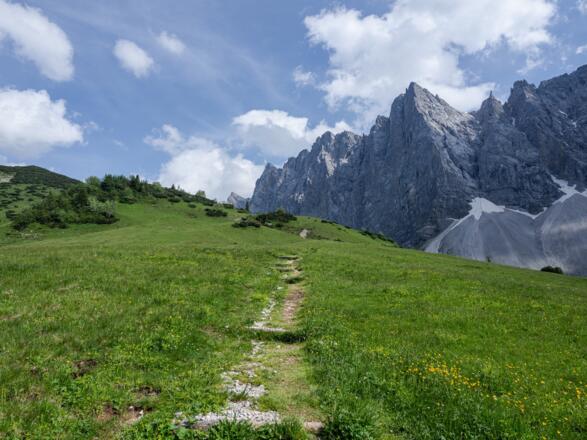 Die Hütte ist in Sicht