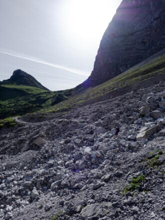Kurz vor der Falkenhütte