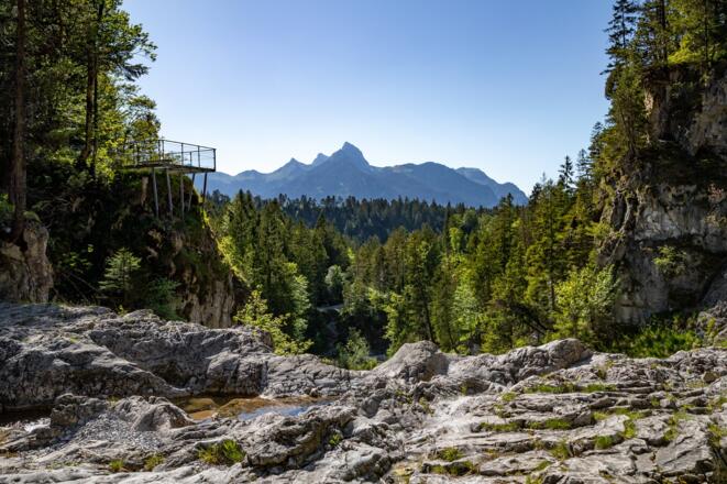 Aussichtskanzel Stuibenfälle